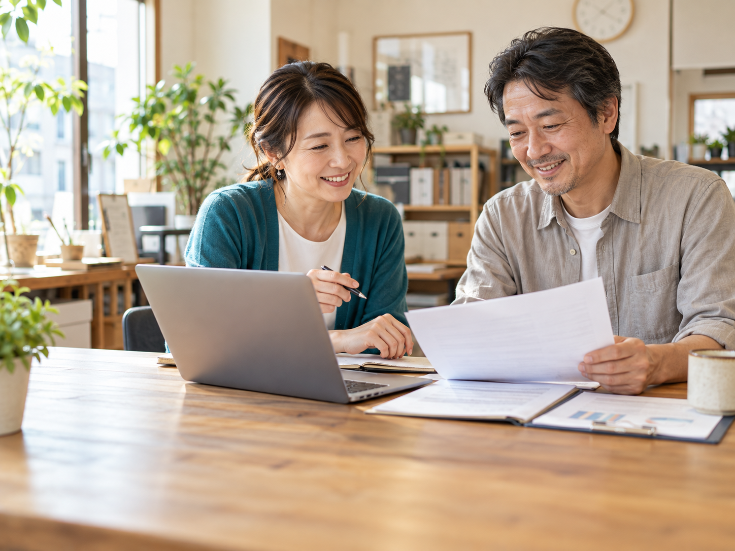事務の実務を進めるイメージ